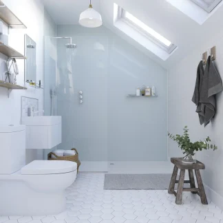 Showerwall Laminate Aqua Ice SW11 2440 x 579 Proclick EGMDF