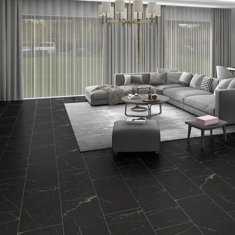 Liberty Floors Lifestyle Plus 5mm Black Marble 314667