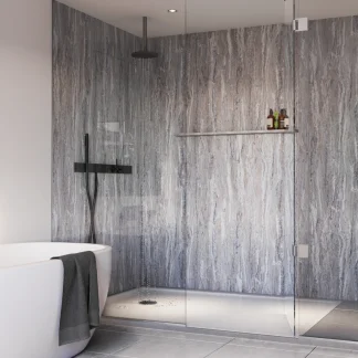 Showerwall Laminate Blue Toned Stone SW55 2440 x 579 Proclick EGMDF