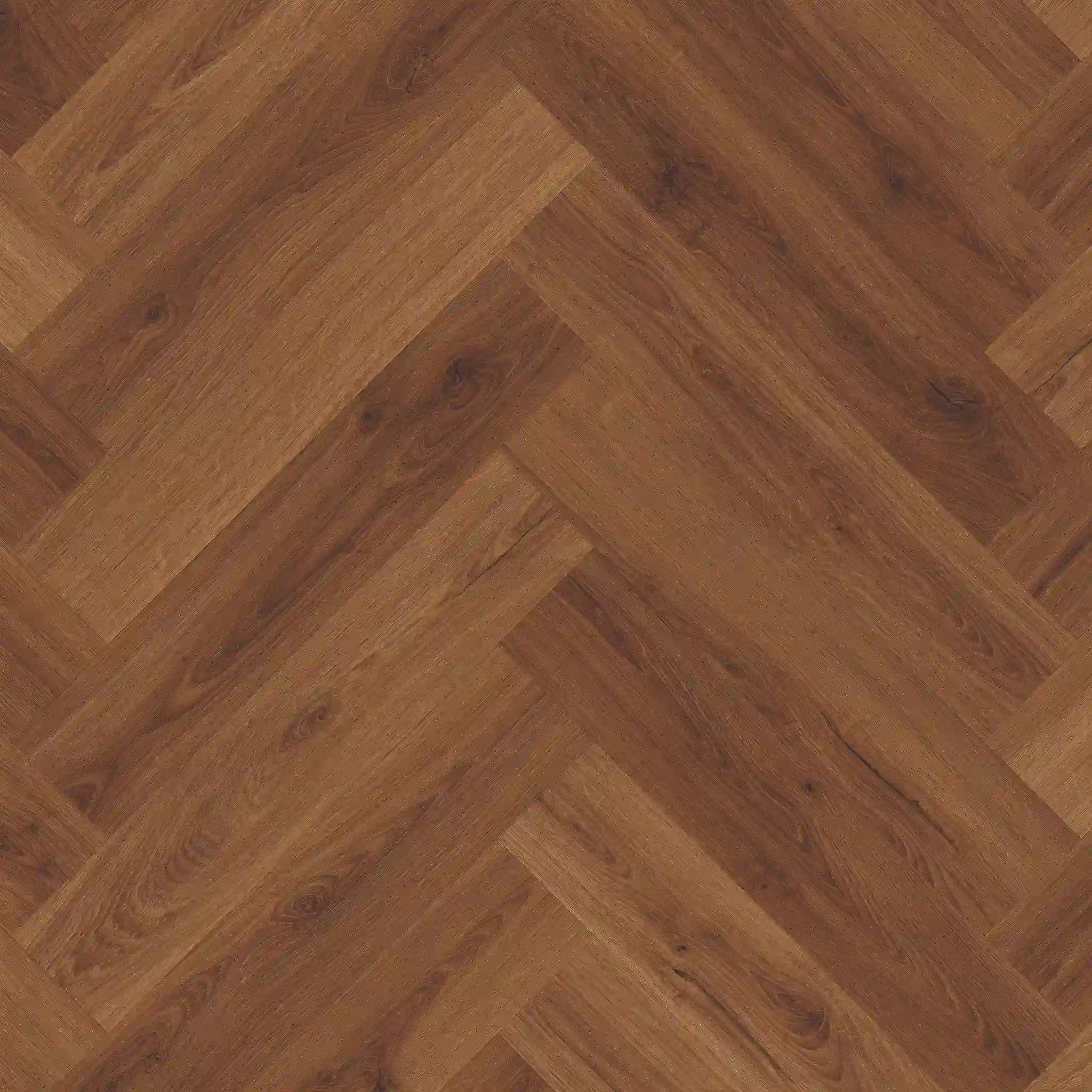 Quick-Step Alpha Ciro Herringbone Botanic Caramel Oak LVT Flooring AVHBU40364 - Image 2