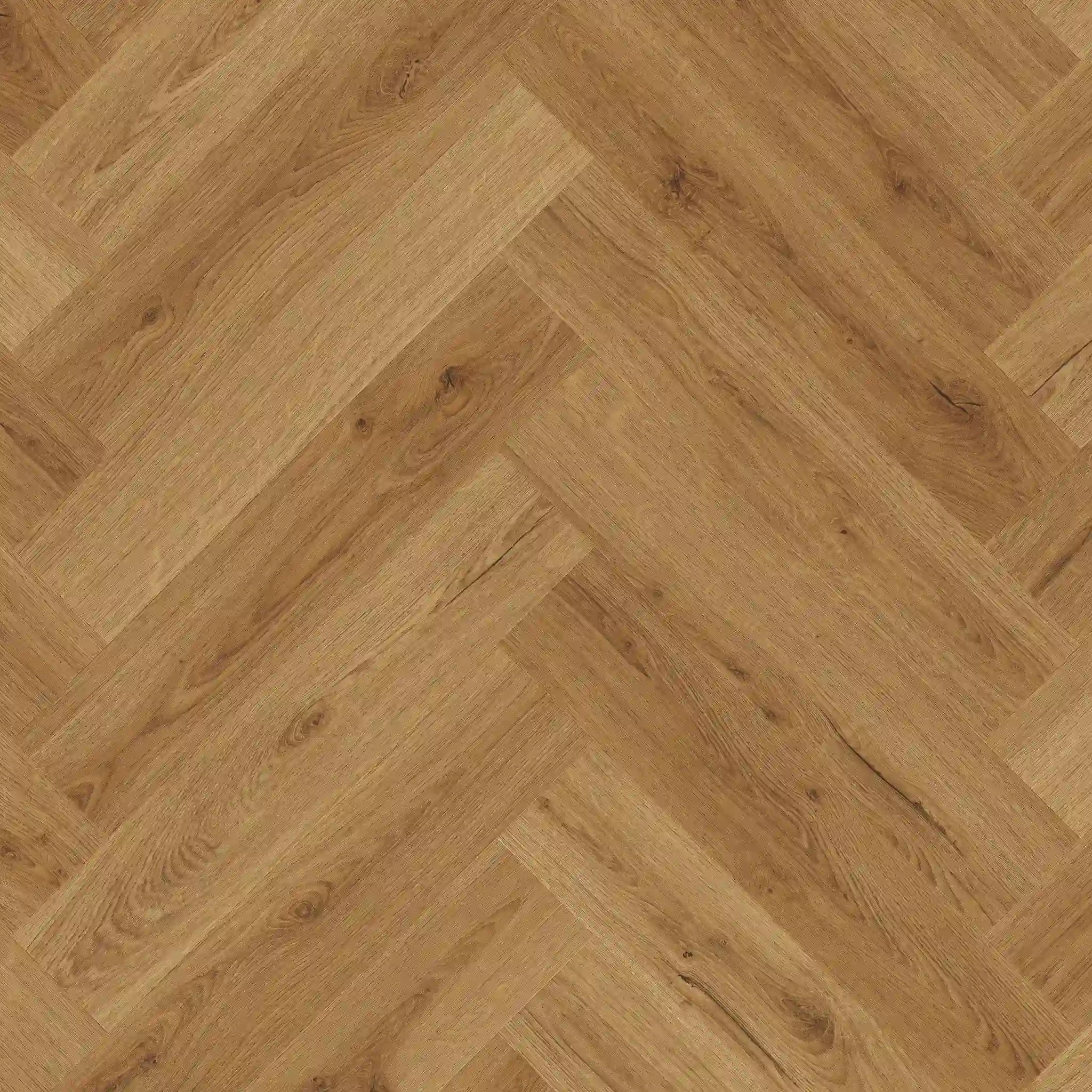 Quick-Step Alpha Ciro Herringbone Botanic Smoked Oak LVT Flooring AVHBU40363 - Image 2