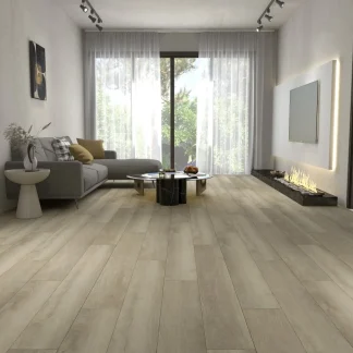 Liberty Floors Lifestyle 5mm Luxury Buttermilk Oak Rigid Vinyl Flooring 305098