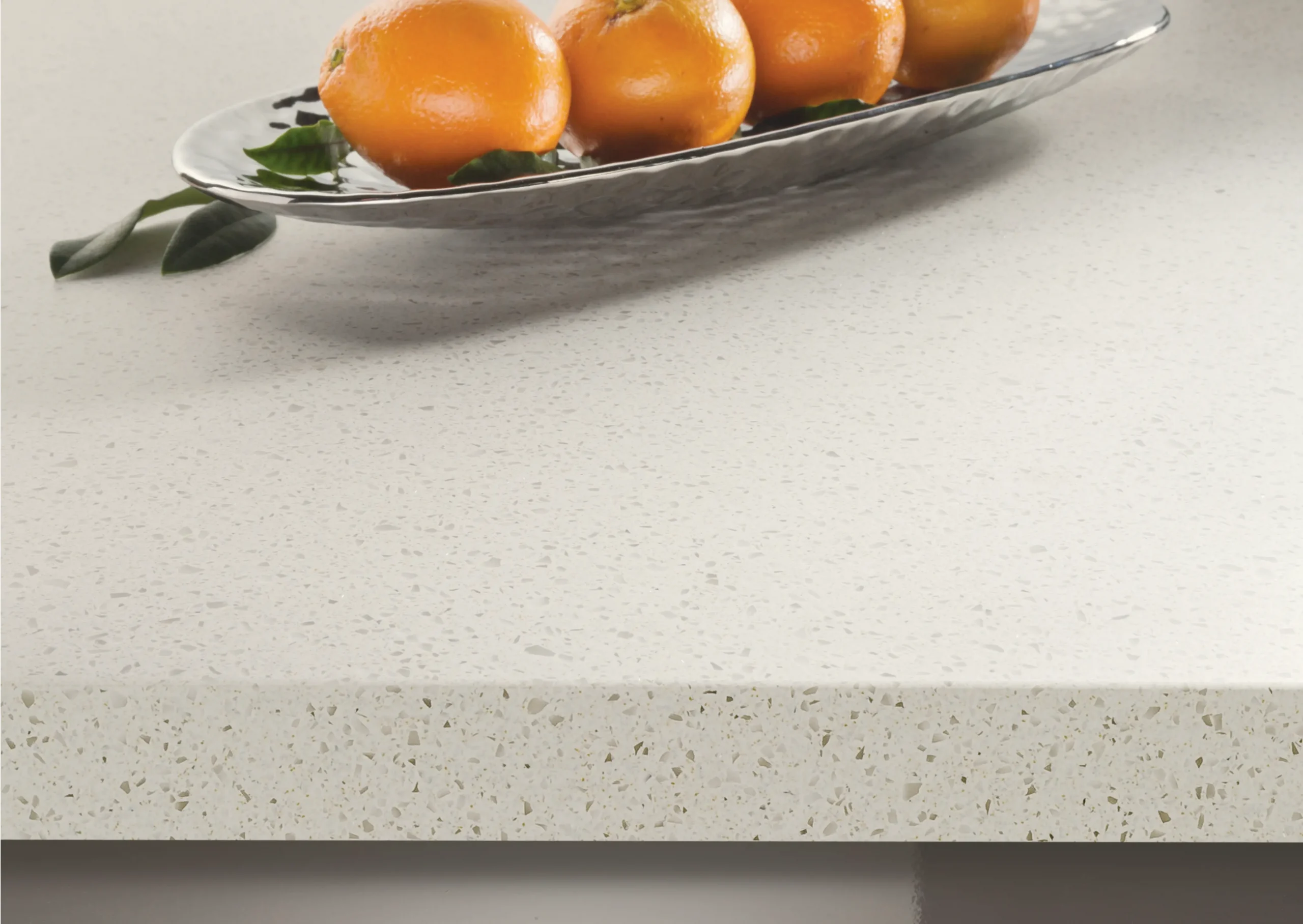 Minerva Grey Crystal Breakfast Bar 25mm 2100 X 900