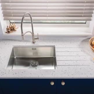 Minerva Ice Blue Breakfast Bar 25mm 2100 X 900