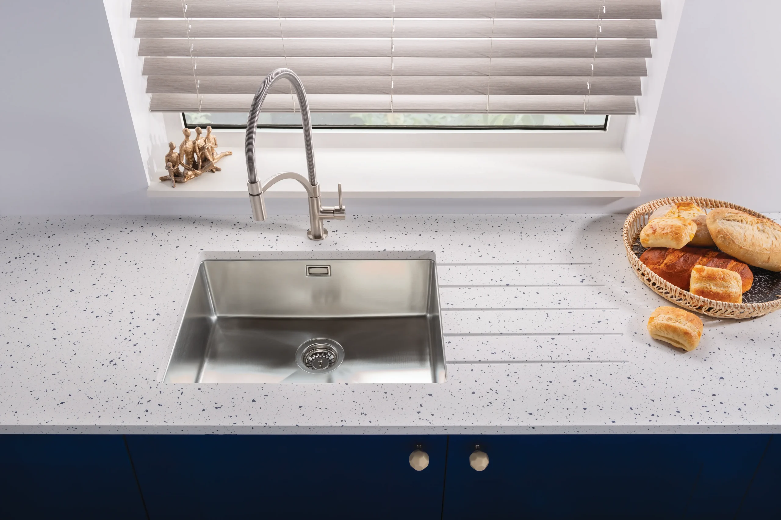 Minerva Ice Blue Worktop 25mm 1500 X 600