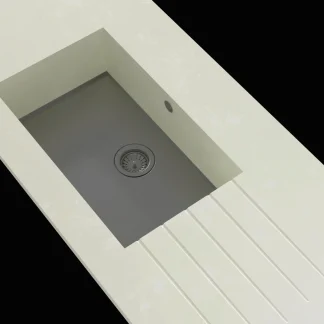 Minerva Blue Venato Integrated Sink Module Ultra Large Bowl RHB 25mm 2250 X 650