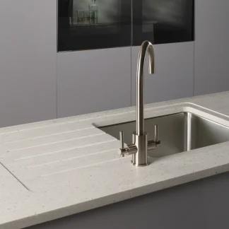 Minerva Travertine Haze Breakfast Bar 25mm 2100 X 900