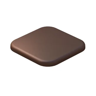 Guardian Composite Fencing Aluminium Fence Post Cap - Brown