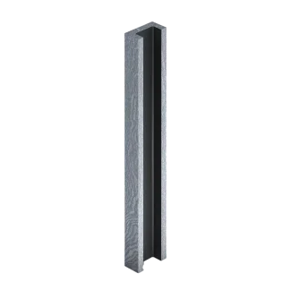 Guardian Composite Fencing Adapter For Concrete Post 1.8m - Grey (Pack of 2)