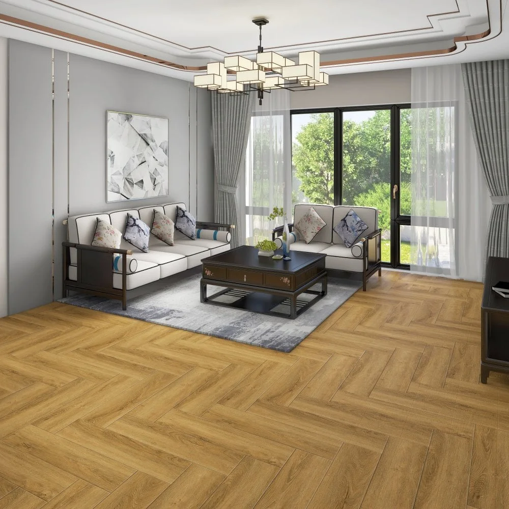 Liberty Floors Lifestyle 5.5mm Herringbone Cottage Oak Luxury Rigid Vinyl Flooring 307816