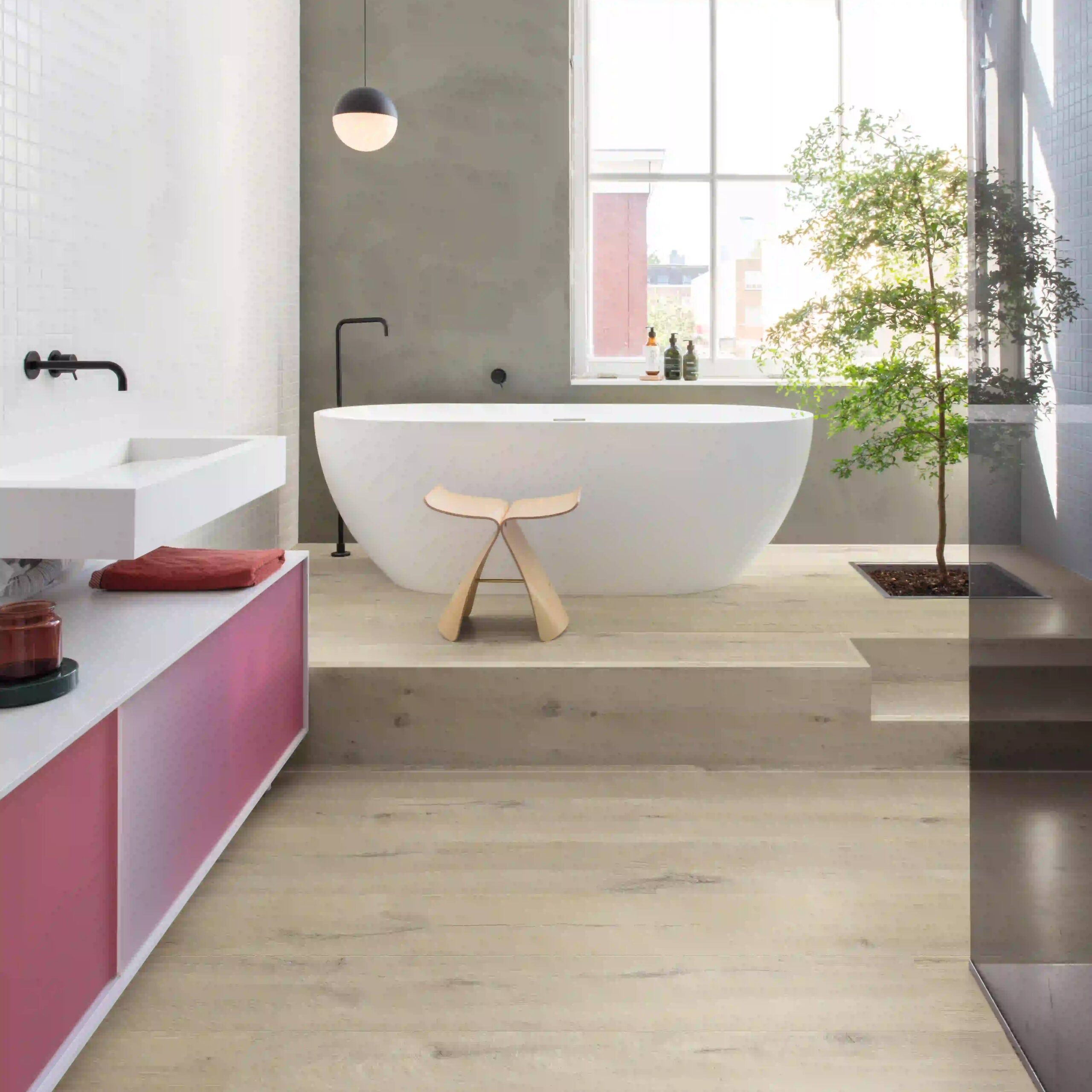 Quick-Step Alpha Bloom Cotton Oak Beige LVT Flooring AVMPU40103 - Image 3