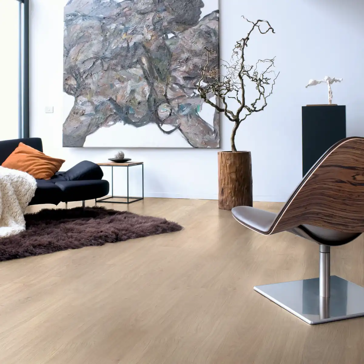 Quick-Step Eligna 8mm Varnished Oak Light Grey EL1304