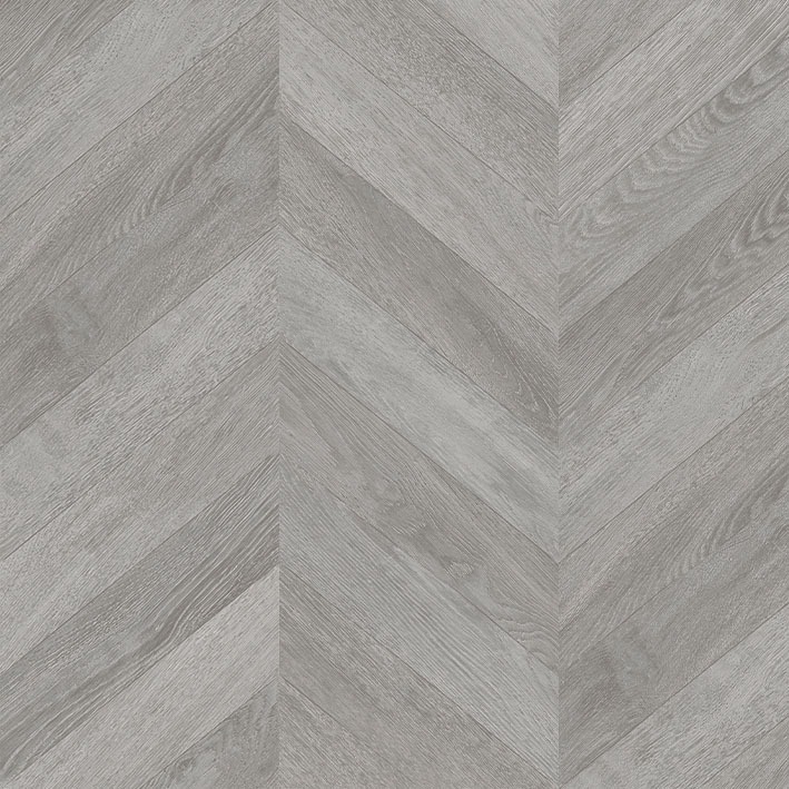 Faus Masterpieces 8mm Chevron Light Grey Laminate Flooring