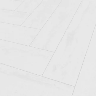 Falquon Flooring Herringbone 6mm SPC White Waterproof Vinyl D2935