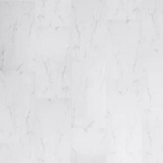 Falquon Flooring SPC Stone 6mm White Carrara Marble Matt Tile Waterproof LVT Flooring D2921