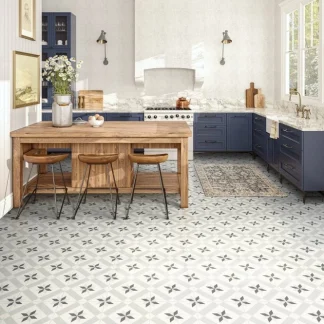 Faus Retro 8mm Laminate Art Tile Flooring S184220