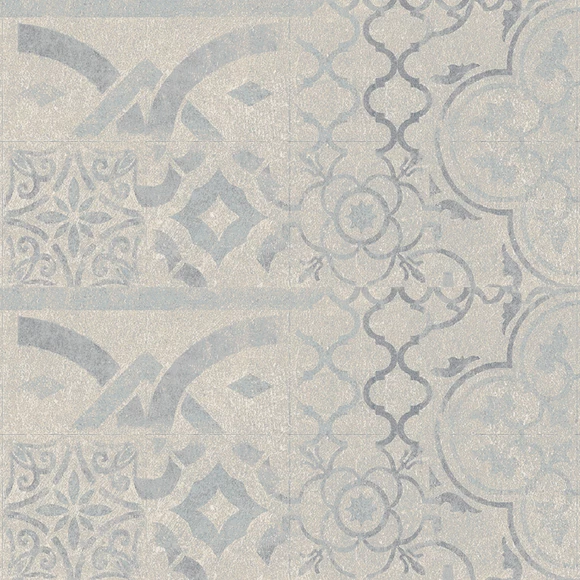 Faus Retro 8mm Laminate Blue Tile Flooring S177161 - Image 2