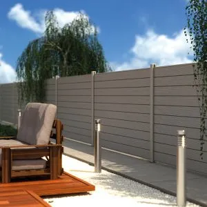 Guardian Composite Fencing 150mm WPC Fence Plank 1.8m - Brown (Pack of 2)