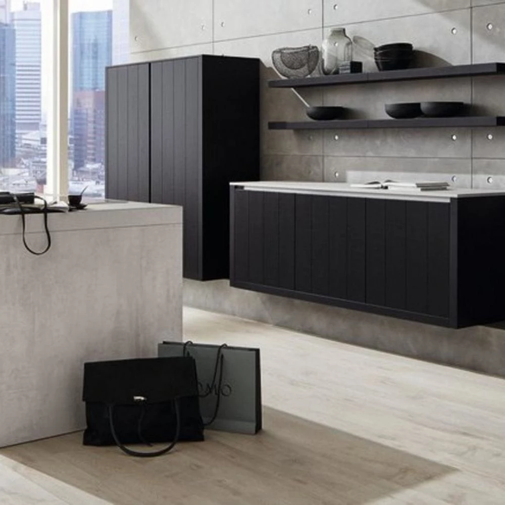 Kaindl AquaPro 8mm Laminate Concrete Art Opal Grey Tile Flooring - Image 3