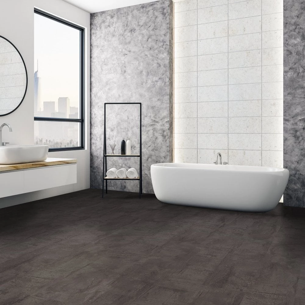 Kaindl AquaPro 8mm Laminate Metal Rusty Iron Ocean Tile Flooring