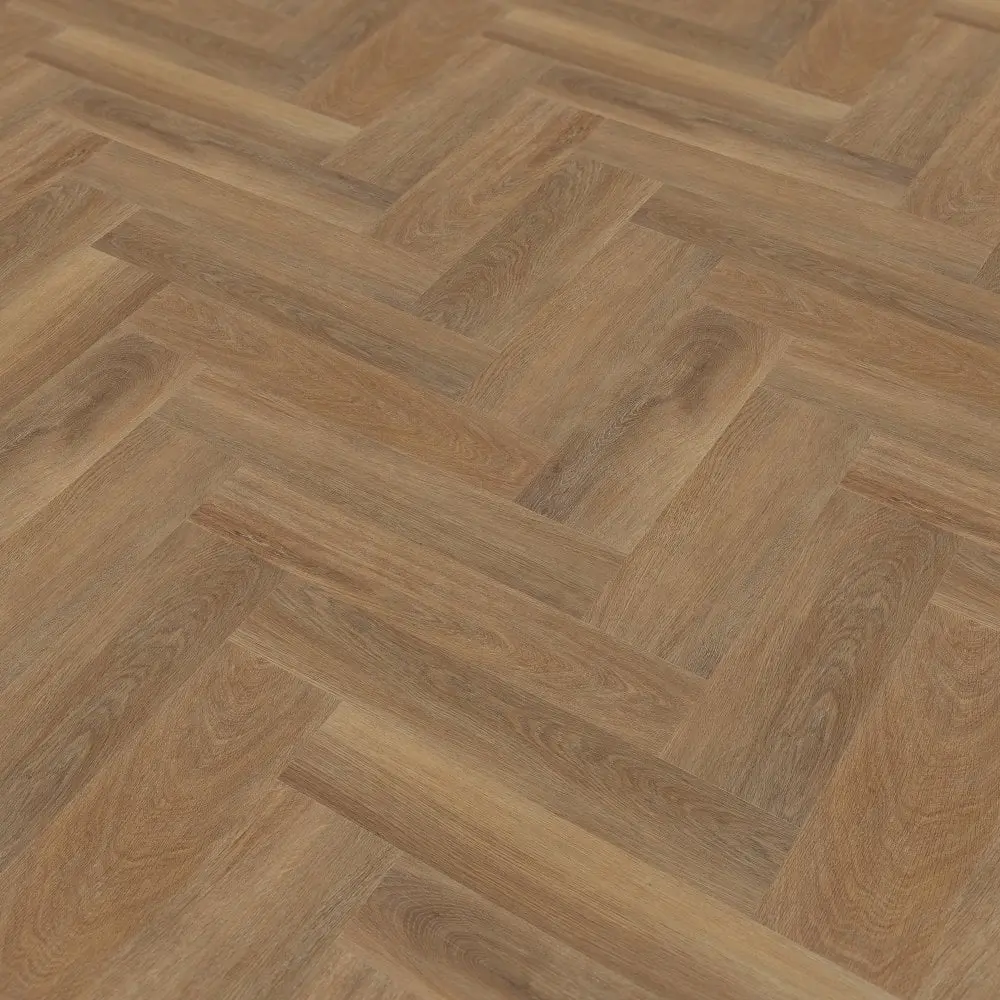 Liberty Floors Lifestyle 5.5mm Herringbone Natural Oak Luxury Rigid Vinyl Flooring 275819 - Image 2