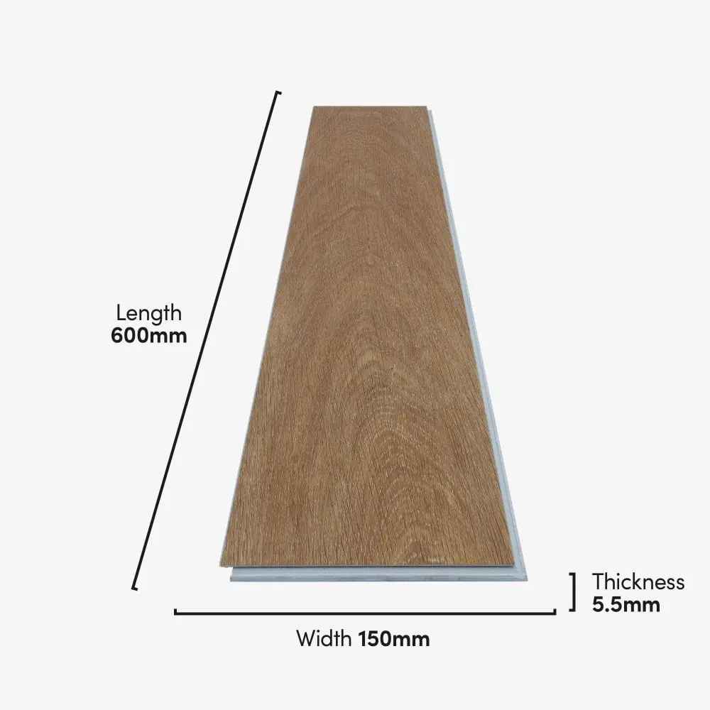 Liberty Floors Lifestyle 5.5mm Herringbone Natural Oak Luxury Rigid Vinyl Flooring 275819 - Image 3
