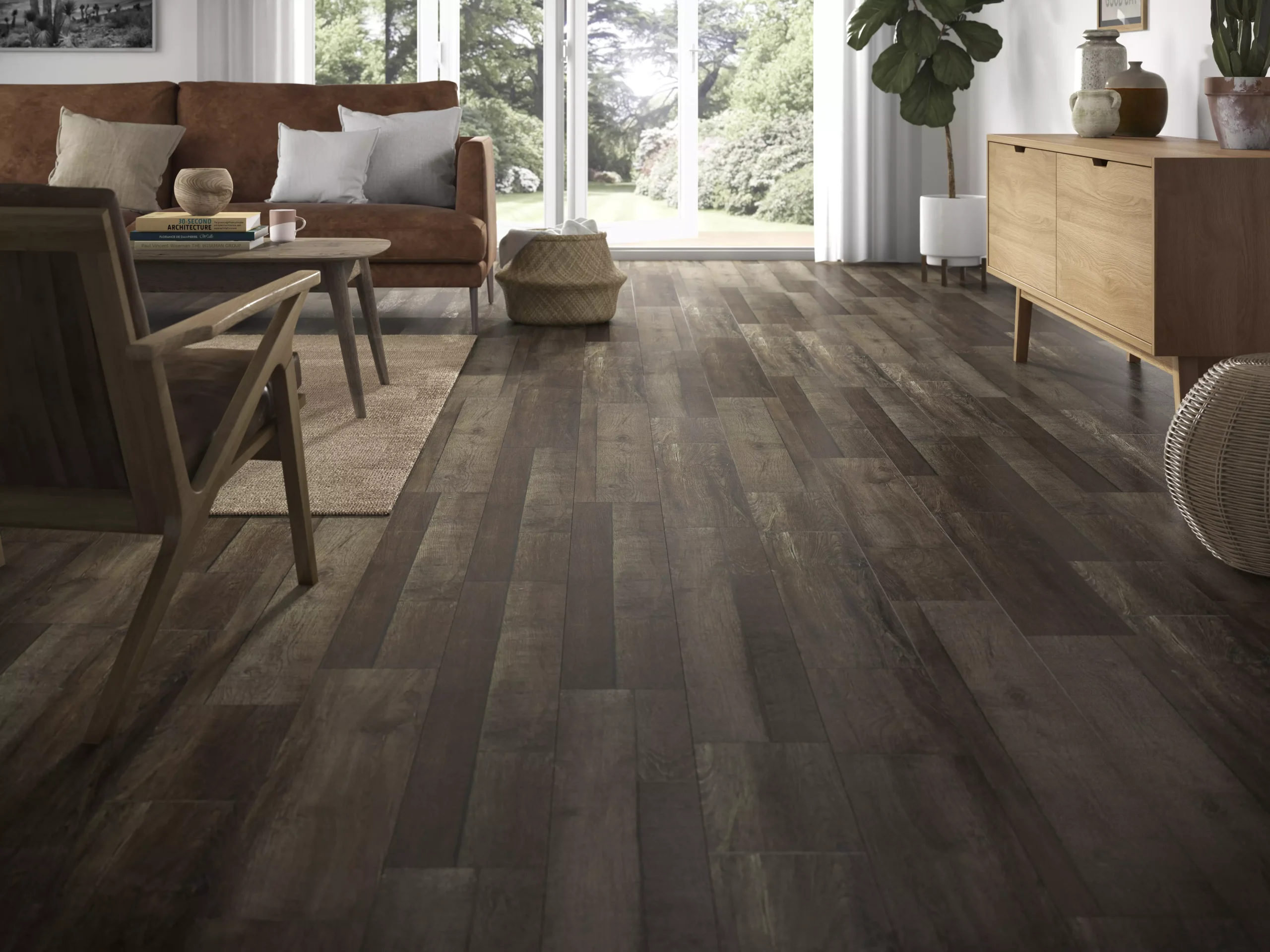 Malmo Rigid Senses LVT Brada Chestnut Multi Width MA61