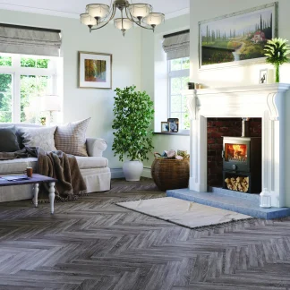 Malmo Stick Down LVT Vantaa Herringbone MA82