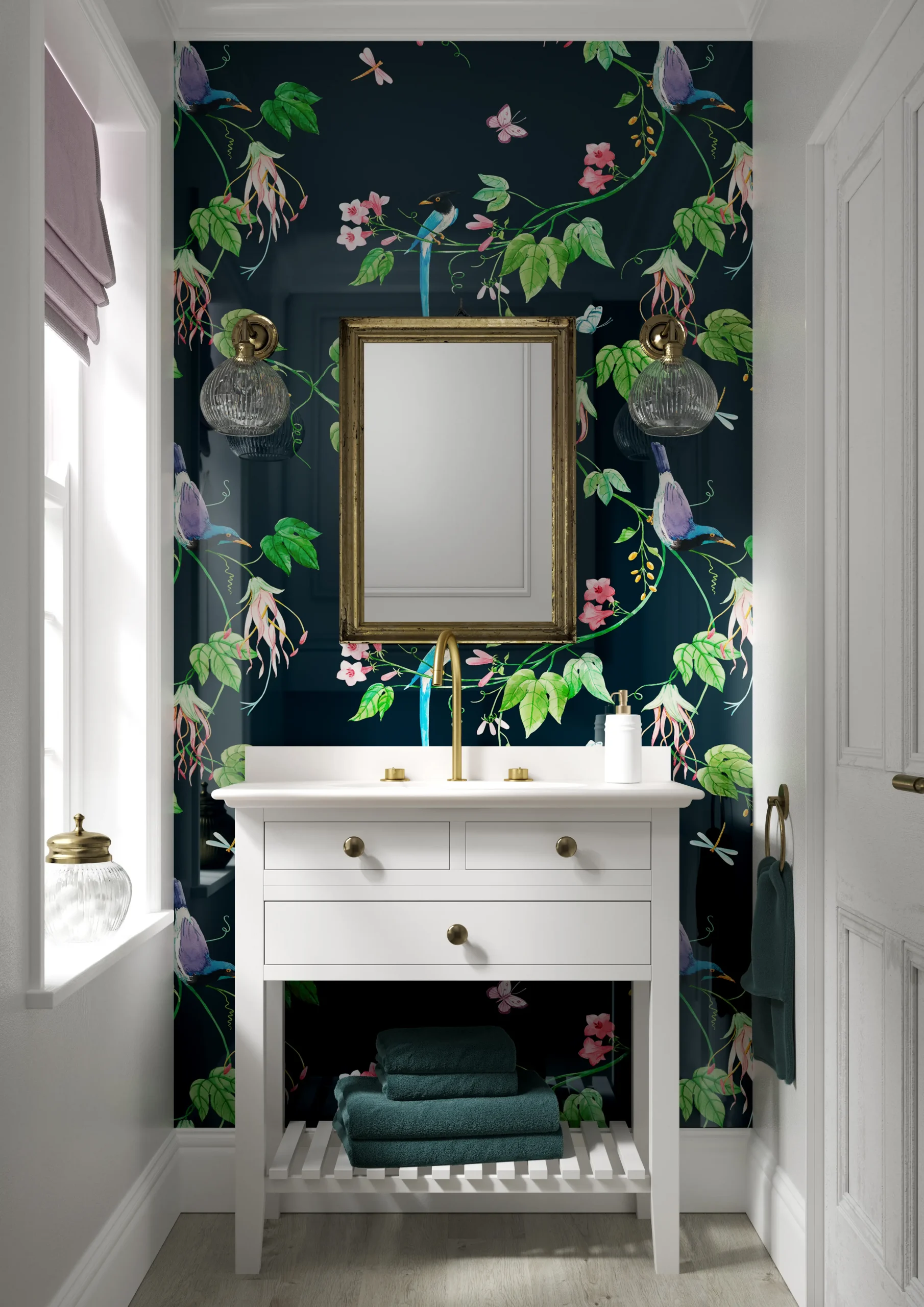 Showerwall Acrylic 2400 x 896 Oriental SCA25
