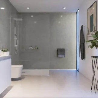 Showerwall Laminate Pearl Grey SW29 New2020 2440 x 579 Proclick EGMDF