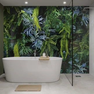 Showerwall Acrylic 2400 x 896 Plant Wall SCA63