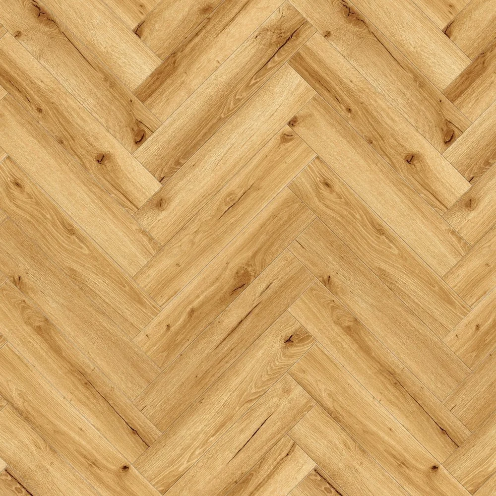 Liberty Floors Lifestyle 5.5mm Herringbone Rustic Oak Luxury Rigid Vinyl Flooring 305105 - Image 2