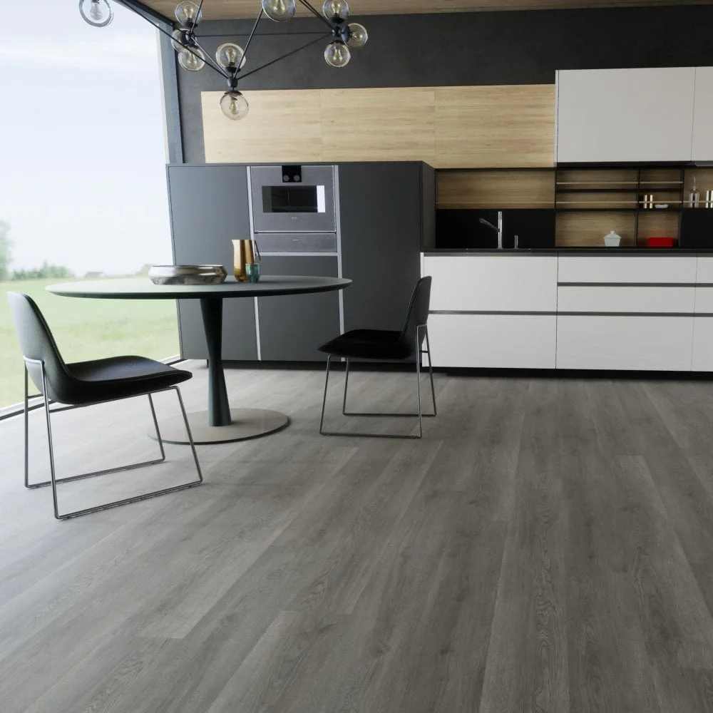 Liberty Floors Lifestyle 5mm Luxury Steel City Grey Rigid Vinyl Flooring 305101
