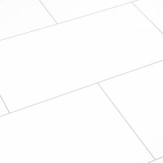 Falquon Flooring Stone 2.0 8mm White High Gloss Tile Laminate Flooring (C500)