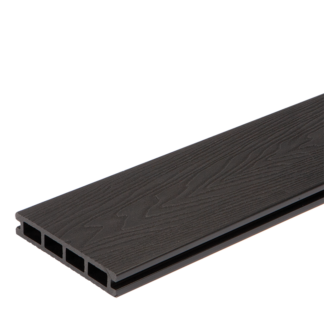 Suelo Composite Decking Double Sided Decking Board 3600 x 150 x 25mm - Charcoal