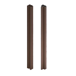 Guardian Composite Fencing Top and Bottom Aluminium Finished Trims 1.8m - Brown