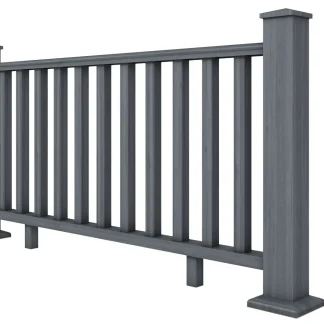 Guardian Composite Hand Rail Balustrade Post & Rail System 1.8m Module - Charcoal
