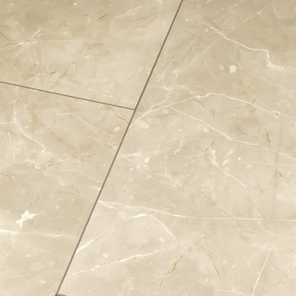 Falquon Flooring Stone 2.0 8mm Botticino Classico Light Tile Laminate Flooring - Image 3