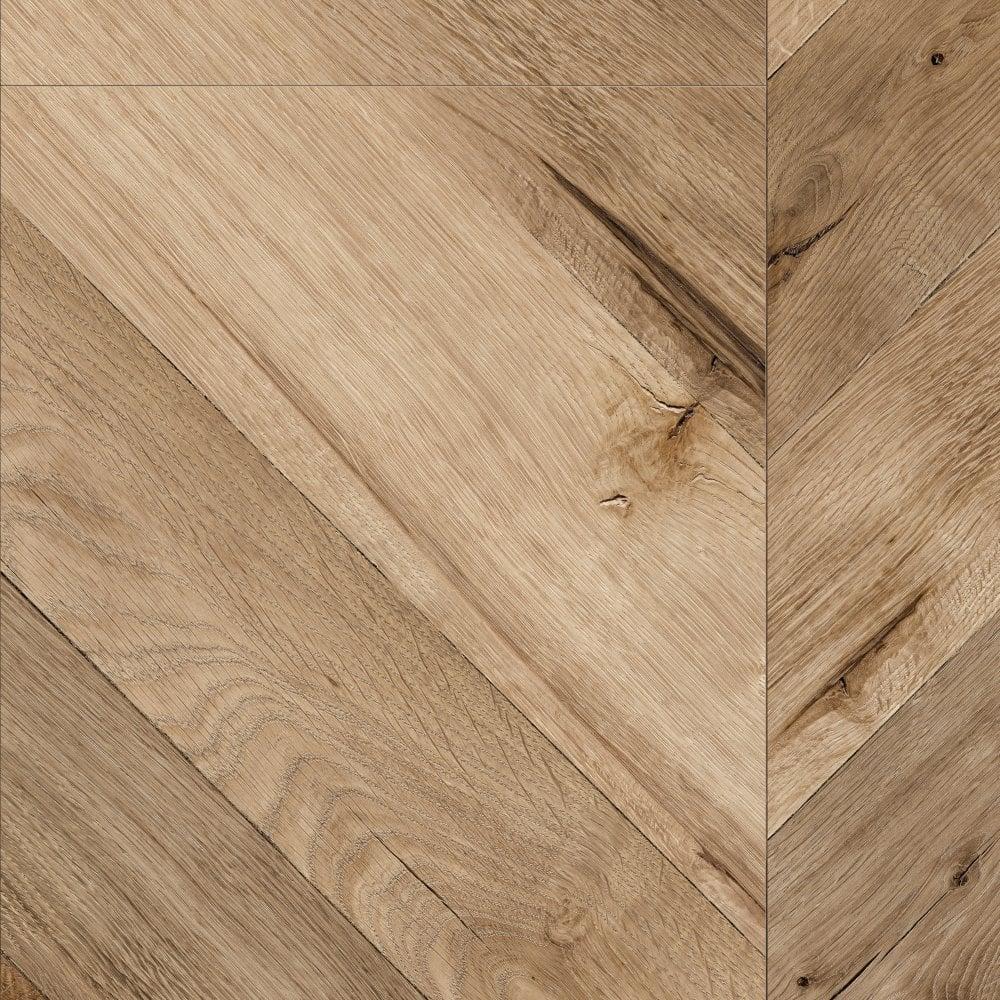 Kaindl Chevron Parquet 8mm Natural Oak Embossed Flooring (8192) - Image 4