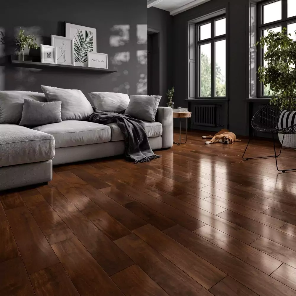 Liberty Floors Classic 18mm Solid Rich Acacia Asian Walnut Lacquered Flooring