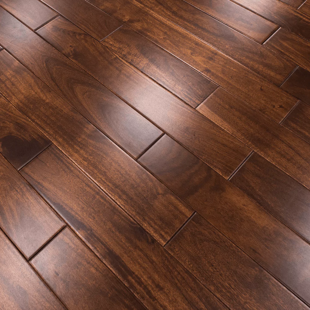 Liberty Floors Classic 18mm Solid Rich Acacia Asian Walnut Lacquered Flooring - Image 2