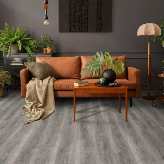 Liberty Floors Impressive 6mm SPC Signature Grey Oak Rigid Vinyl Flooring