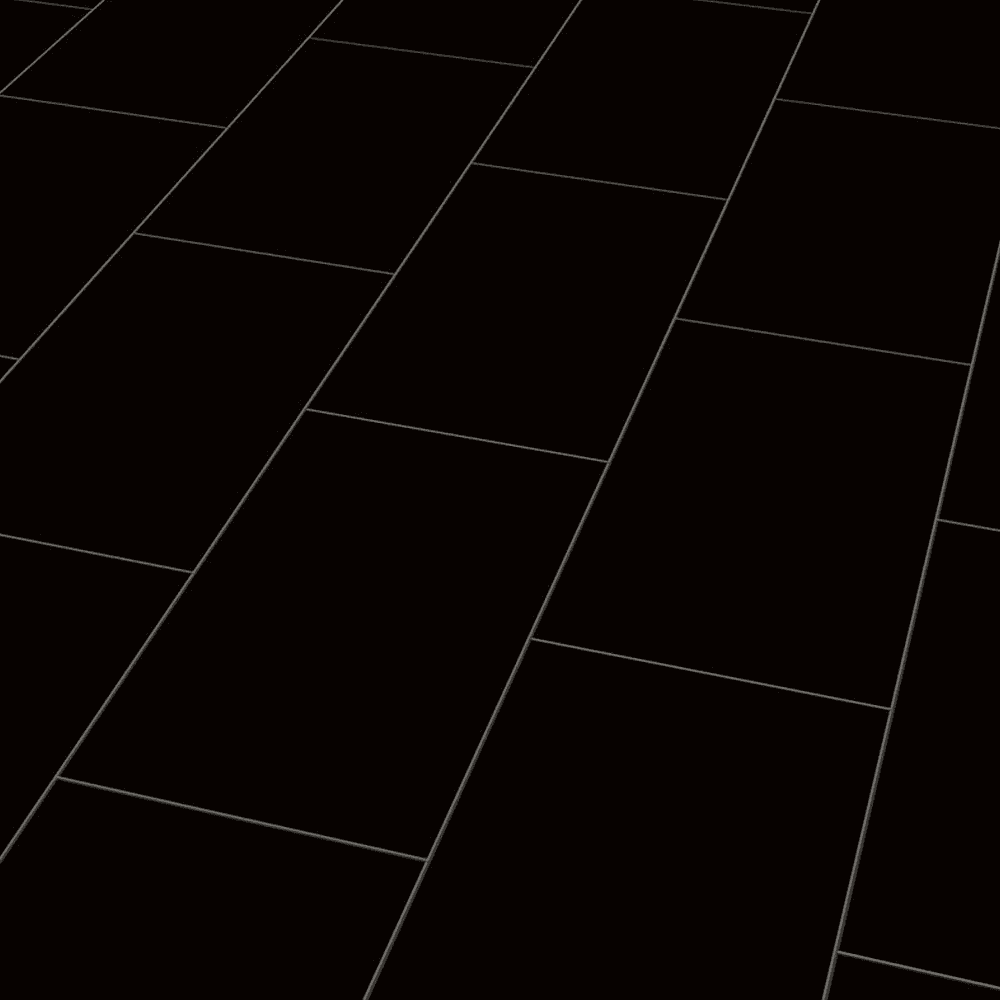 Falquon Flooring Stone 2.0 8mm Black High Gloss Tile Laminate Flooring (U190) - Image 4