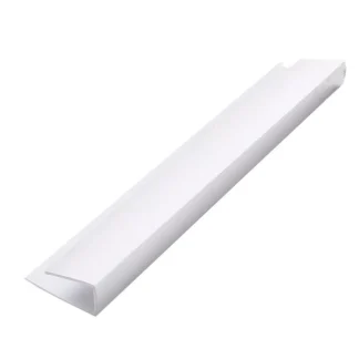 Guardian Wall Panel Accessories 1 Part Edge Trim 7/8mm x 2.7m  White