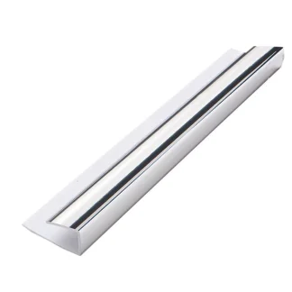Guardian Wall Panel Accessories 1 Part Edge Trim  10mm x 2.7m Chrome