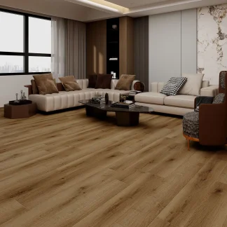 Guardian Clever Click Premium SPC 5mm Akron Teak Standard Plank