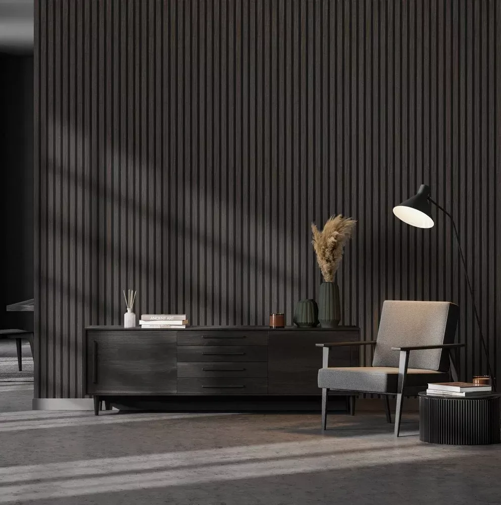 Liberty Elevation Acoustic Wall Panelling 600 x 2400mm Dark Grey