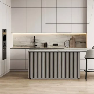 Liberty Elevation Acoustic Wall Panelling 600 x 2400mm Light Grey