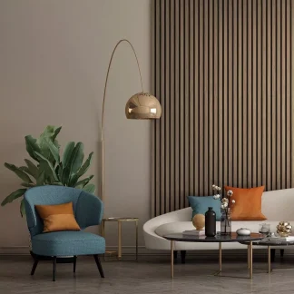 Liberty Elevation Acoustic Wall Panelling 600 x 2400mm Light Walnut