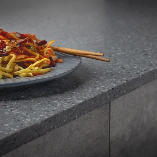 Metis Dark Grey Breakfast Bar 2440 x 900 x 15mm